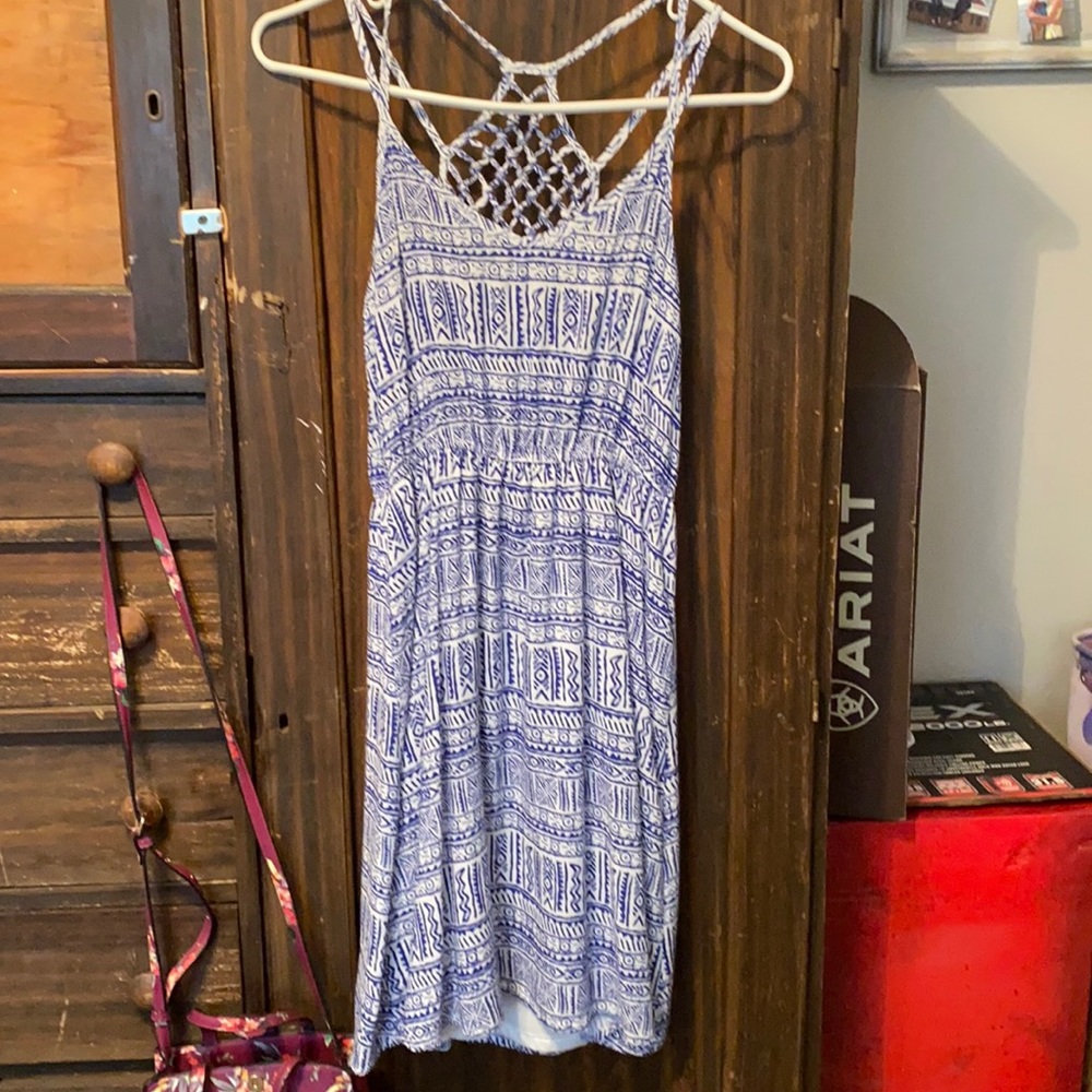 Aztec print dress